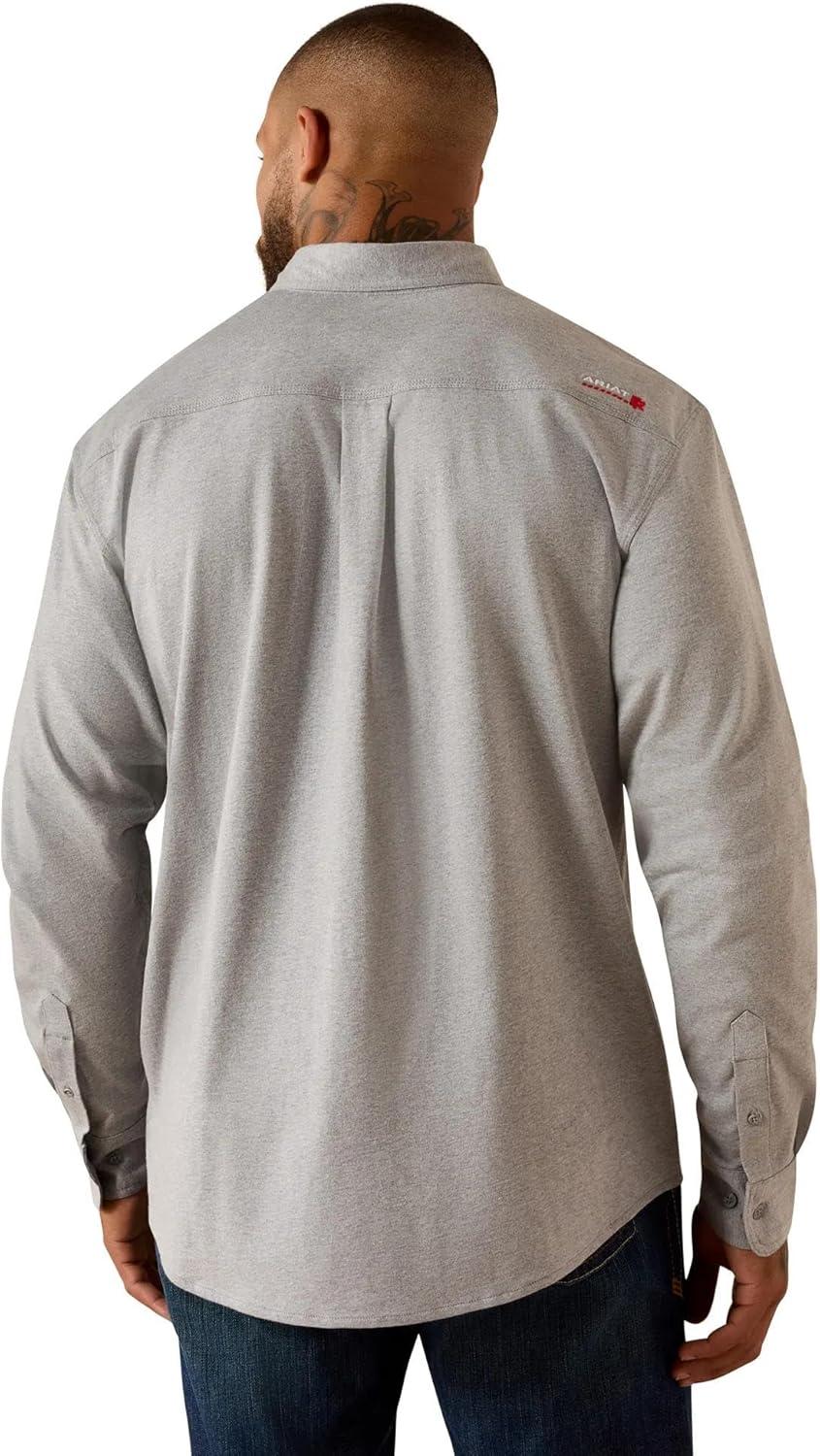 imageARIAT Mens FR Airified Work ShirtSilver Fox