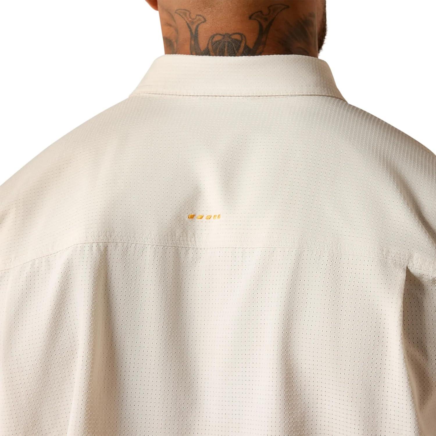 imageARIAT Mens Rebar Made Tough 360 Airflow Long Sleeve Work ShirtMoonbeam