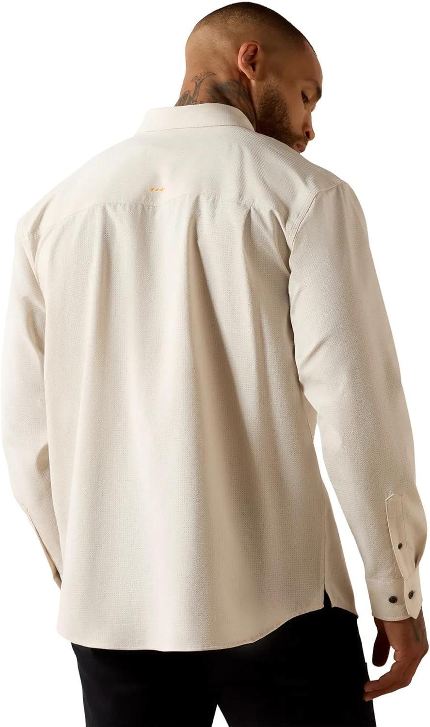 imageARIAT Mens Rebar Made Tough 360 Airflow Long Sleeve Work ShirtMoonbeam