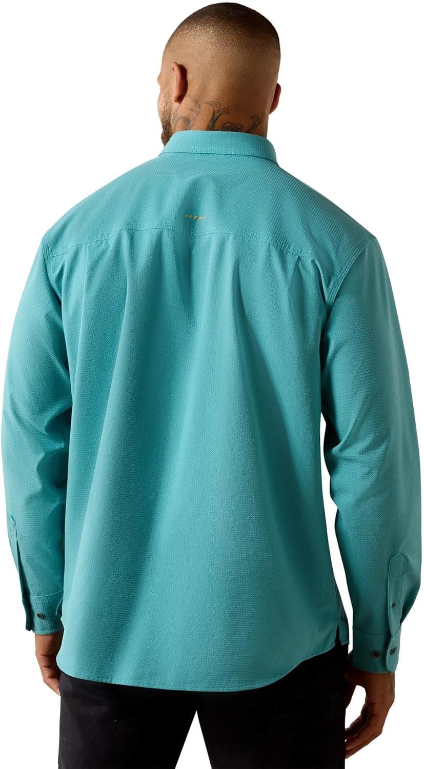imageARIAT Mens Rebar Made Tough 360 Airflow Long Sleeve Work ShirtTeal
