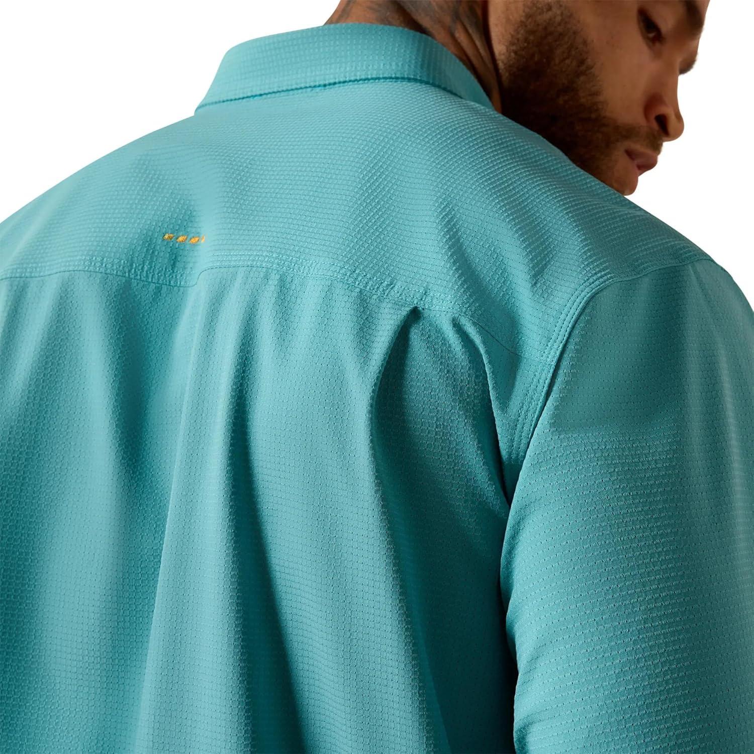 imageARIAT Mens Rebar Made Tough 360 Airflow Long Sleeve Work ShirtTeal