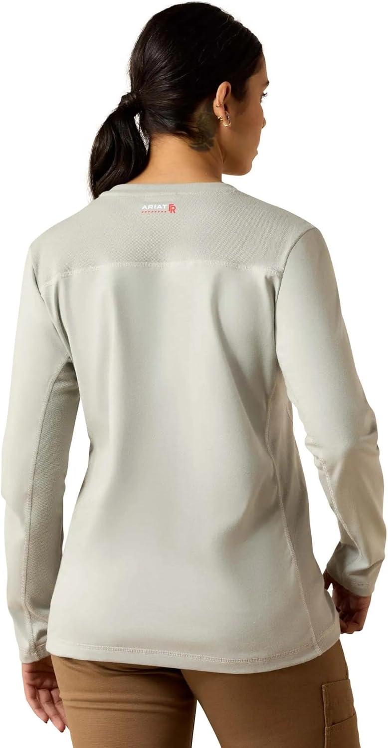 imageARIAT Womens FR AC Long Sleeve TopGhost Grey