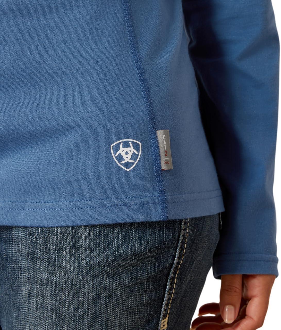 imageARIAT Womens Fr Air Crew TShirtMedium Blue