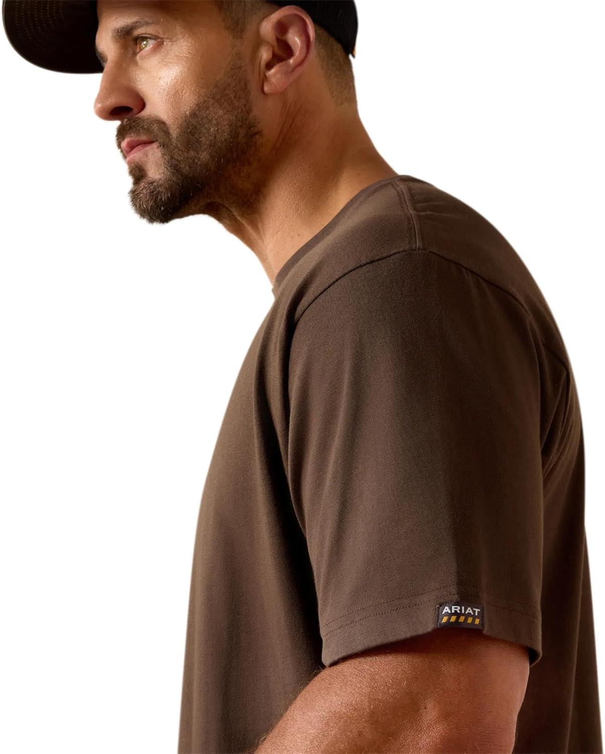 imageAriat Mens Rebar Cotton Strong Standard TShirtWren