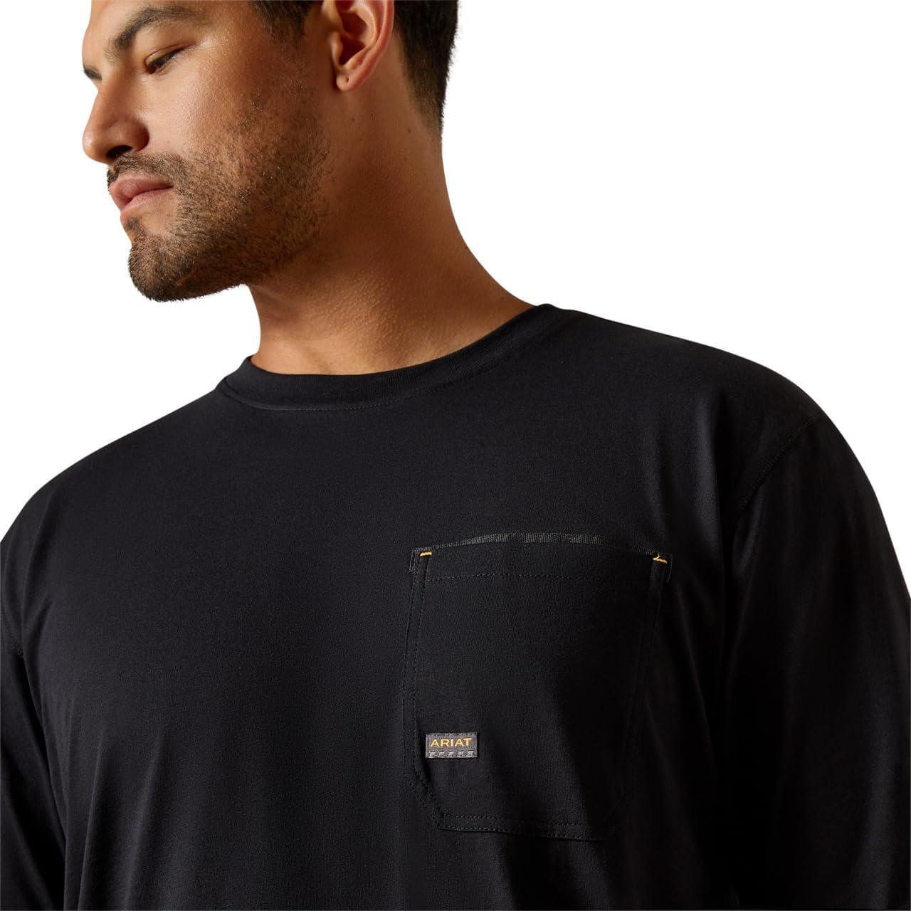 imageAriat Mens Rebar Workman Graveyard TShirtBlack