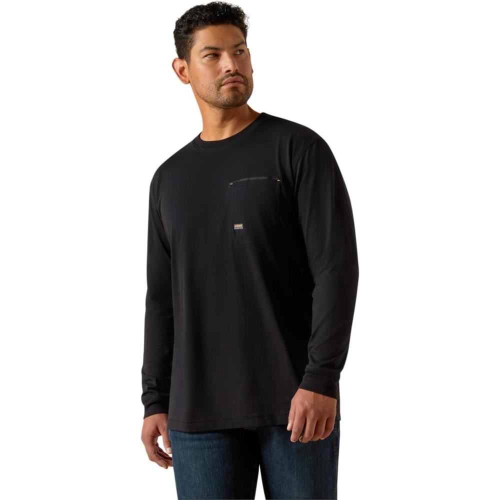 imageAriat Mens Rebar Workman Graveyard TShirtBlack