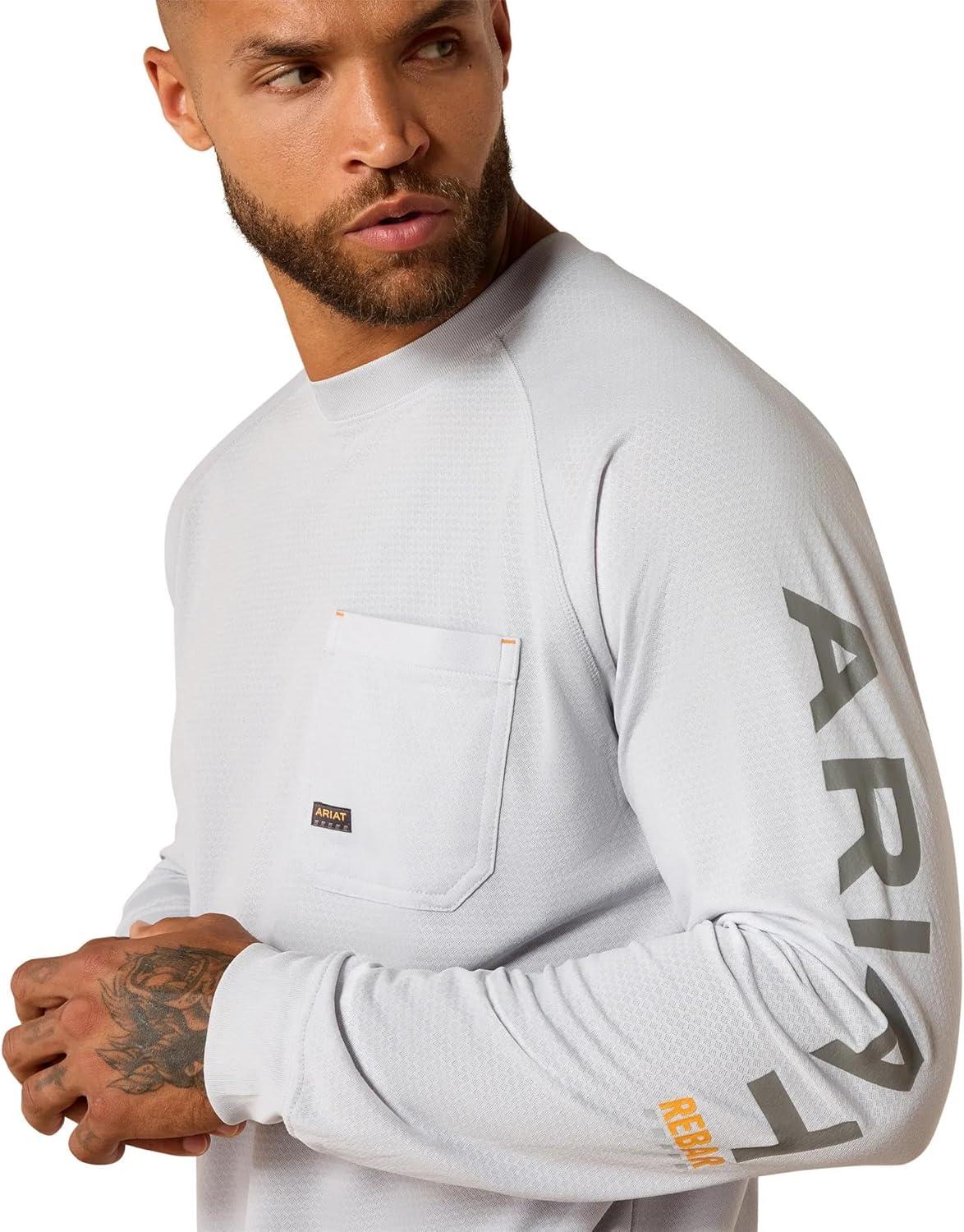 imageARIAT Mens Rebar Heat Fighter TShirtMicro Chip