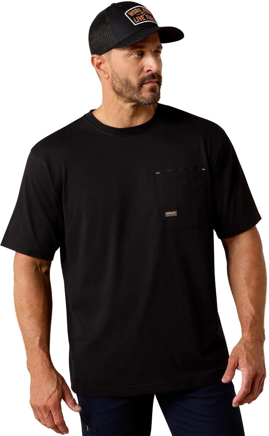 imageARIAT Mens Rebar Workman Graveyard TShirt Black