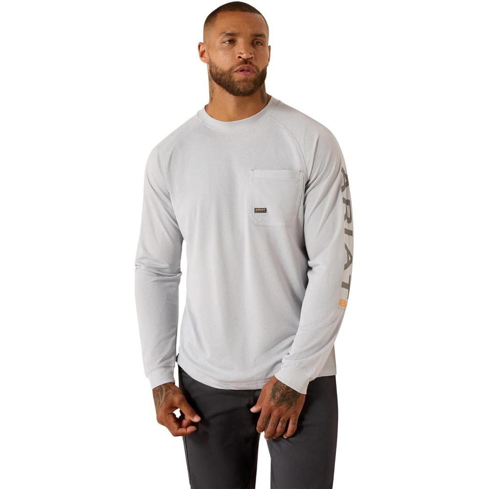 imageARIAT Mens Rebar Heat Fighter TShirtMicro Chip