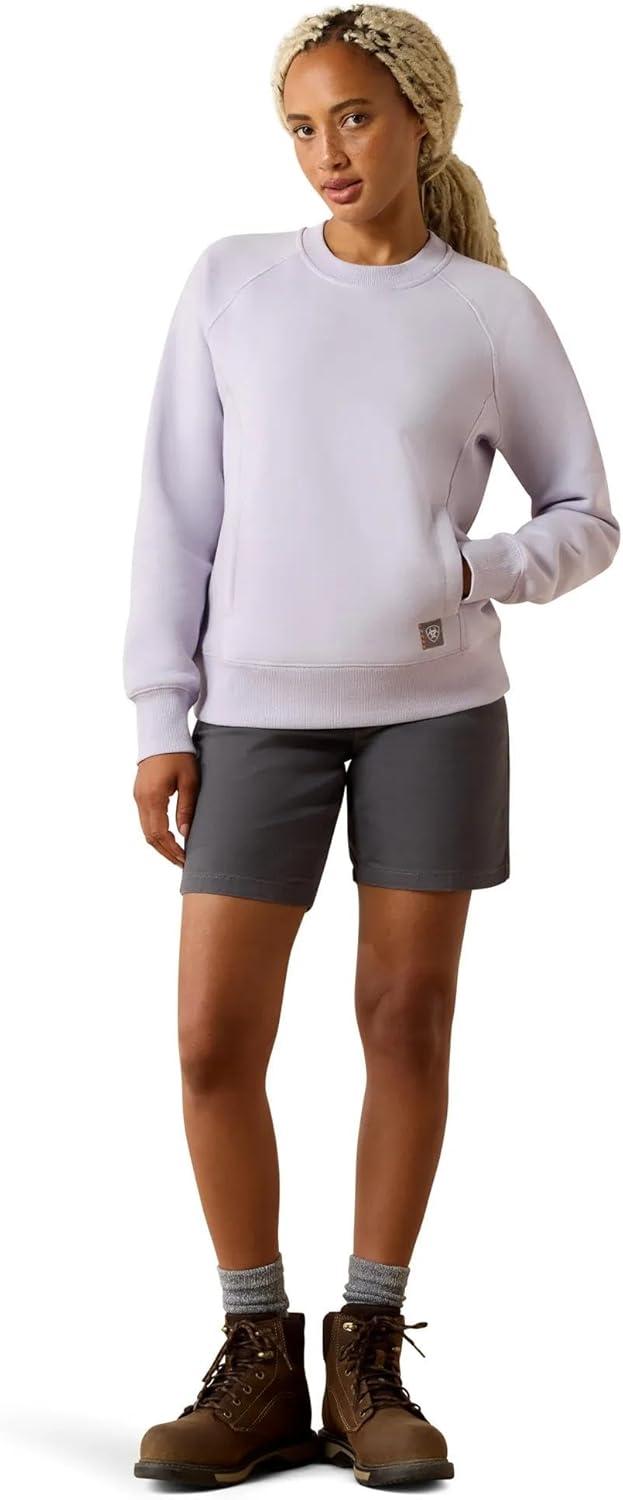 imageARIAT Womens Rebar Lightweight Fleece Sweatshirt