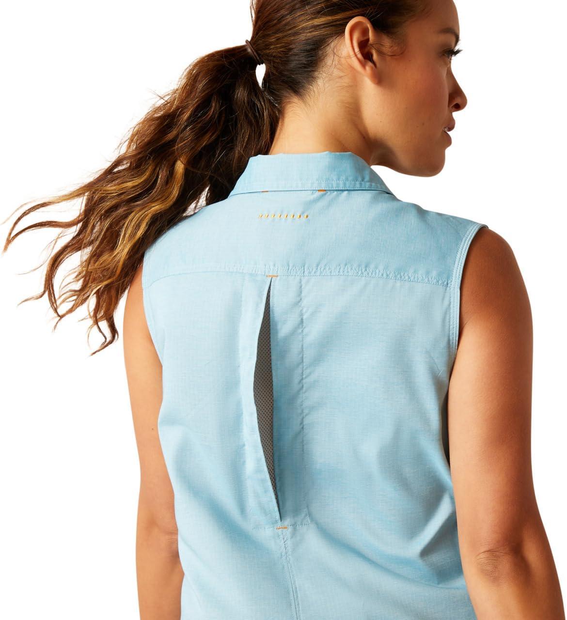 imageARIAT Womens Rebar Made Tough Venttek Durastretch TankBluejay Heather