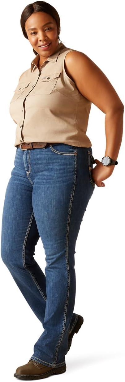 imageARIAT Womens Rebar Made Tough Venttek Durastretch TankSepia Heather