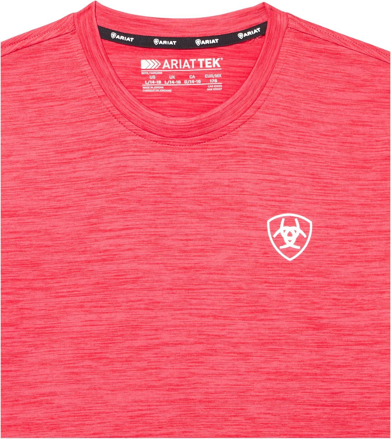 imageAriat Boys Charger Ariat Crestline TShirtChili Pepper