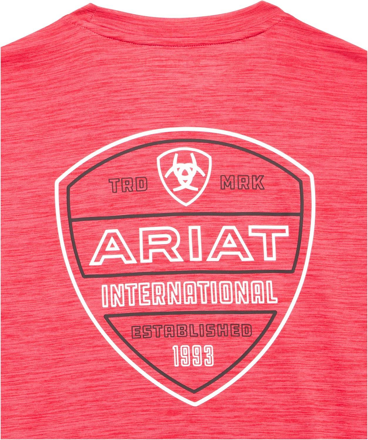 imageAriat Boys Charger Ariat Crestline TShirtChili Pepper