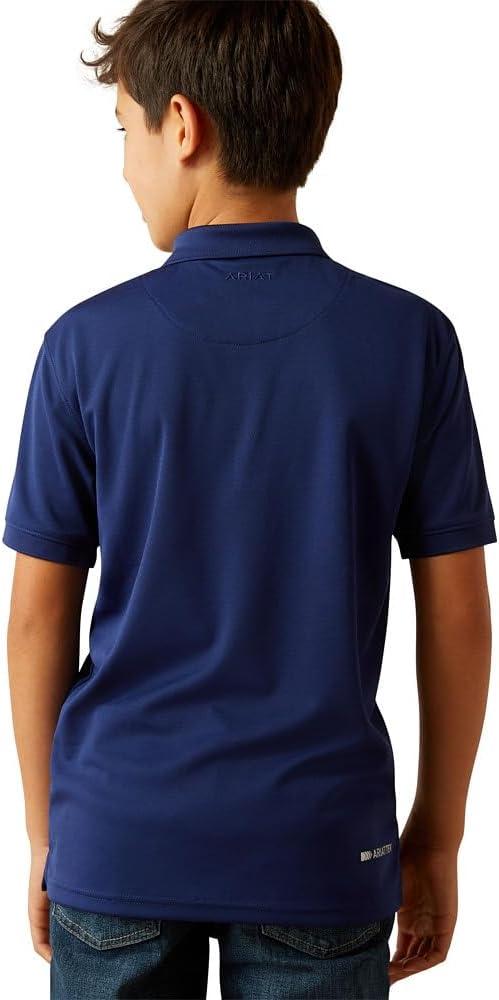 imageAriat Boys Tek PoloBlue Depths