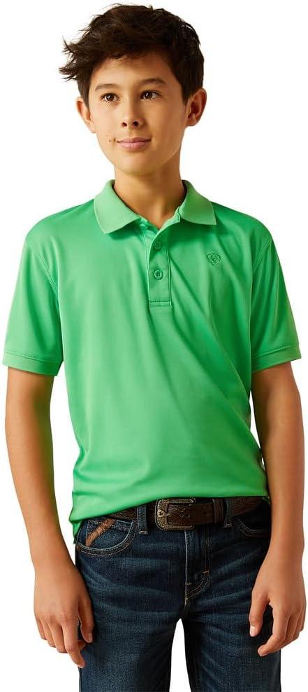 imageAriat Boys Tek PoloIrish Green