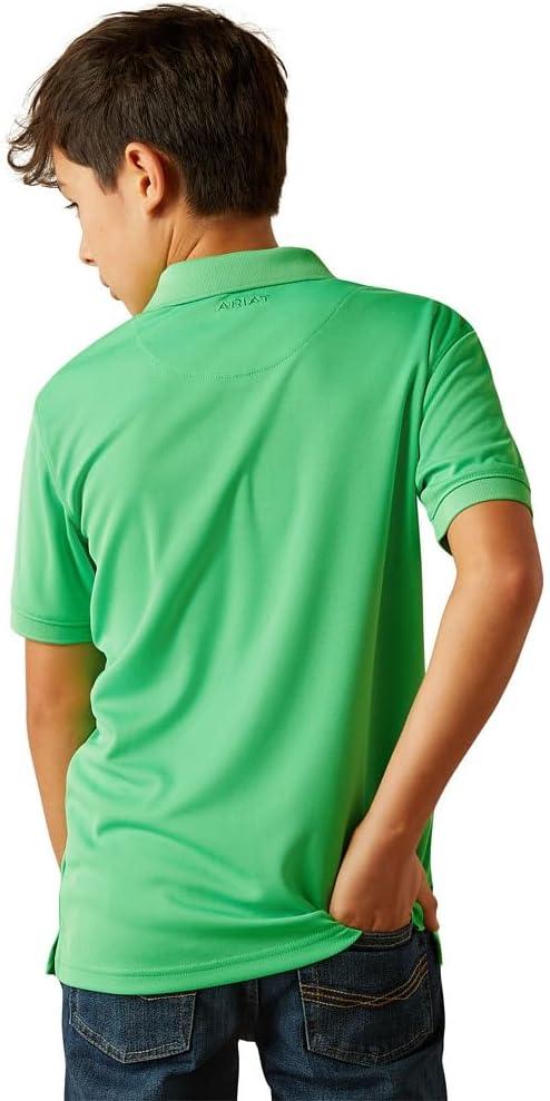 imageAriat Boys Tek PoloIrish Green