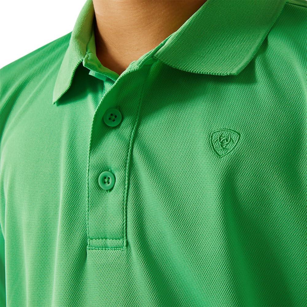 imageAriat Boys Tek PoloIrish Green