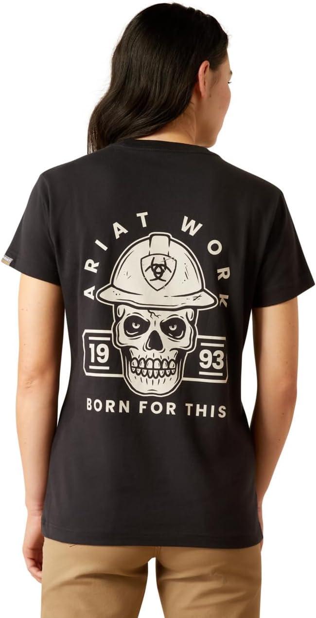imageAriat Womens Rebar Cotton Strong Hardhead TShirtBlack
