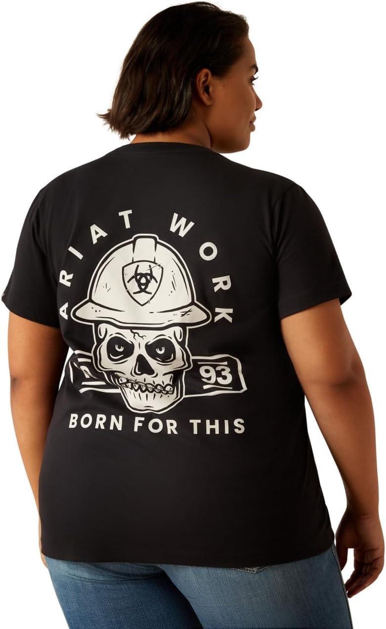 imageAriat Womens Rebar Cotton Strong Hardhead TShirtBlack