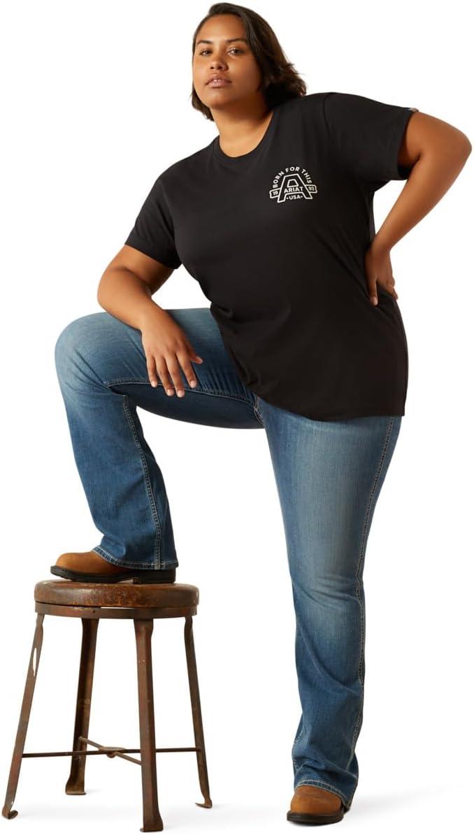 imageAriat Womens Rebar Cotton Strong Hardhead TShirtBlack