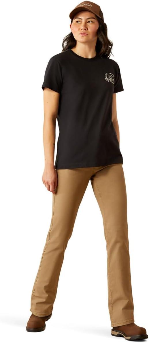 imageAriat Womens Rebar Cotton Strong Hardhead TShirtBlack
