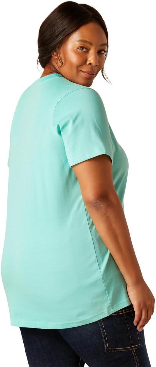 imageAriat Womens Rebar Cotton Strong Space Dyed TShirtPool