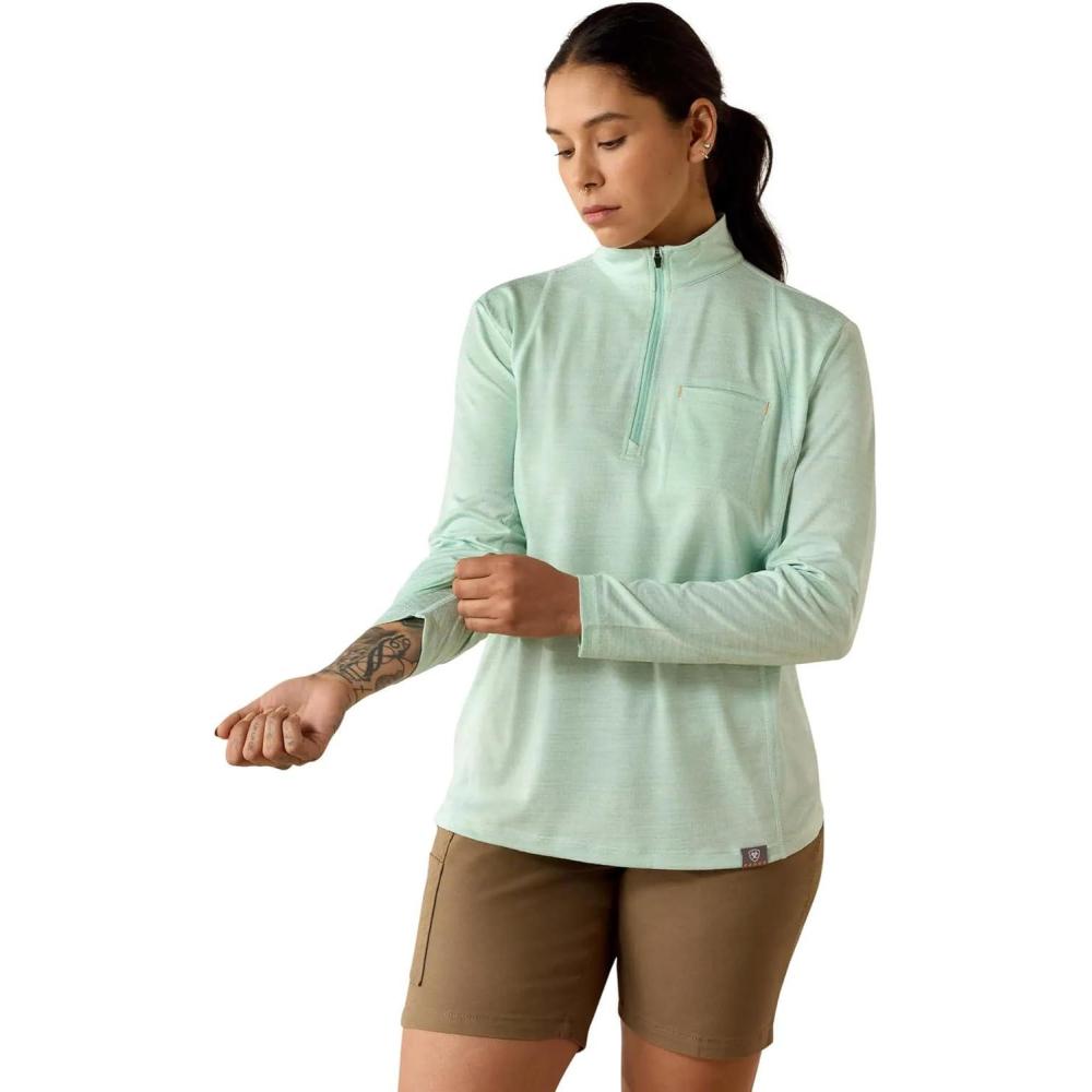 imageARIAT Womens Rebar Evolution 12 Zip Top