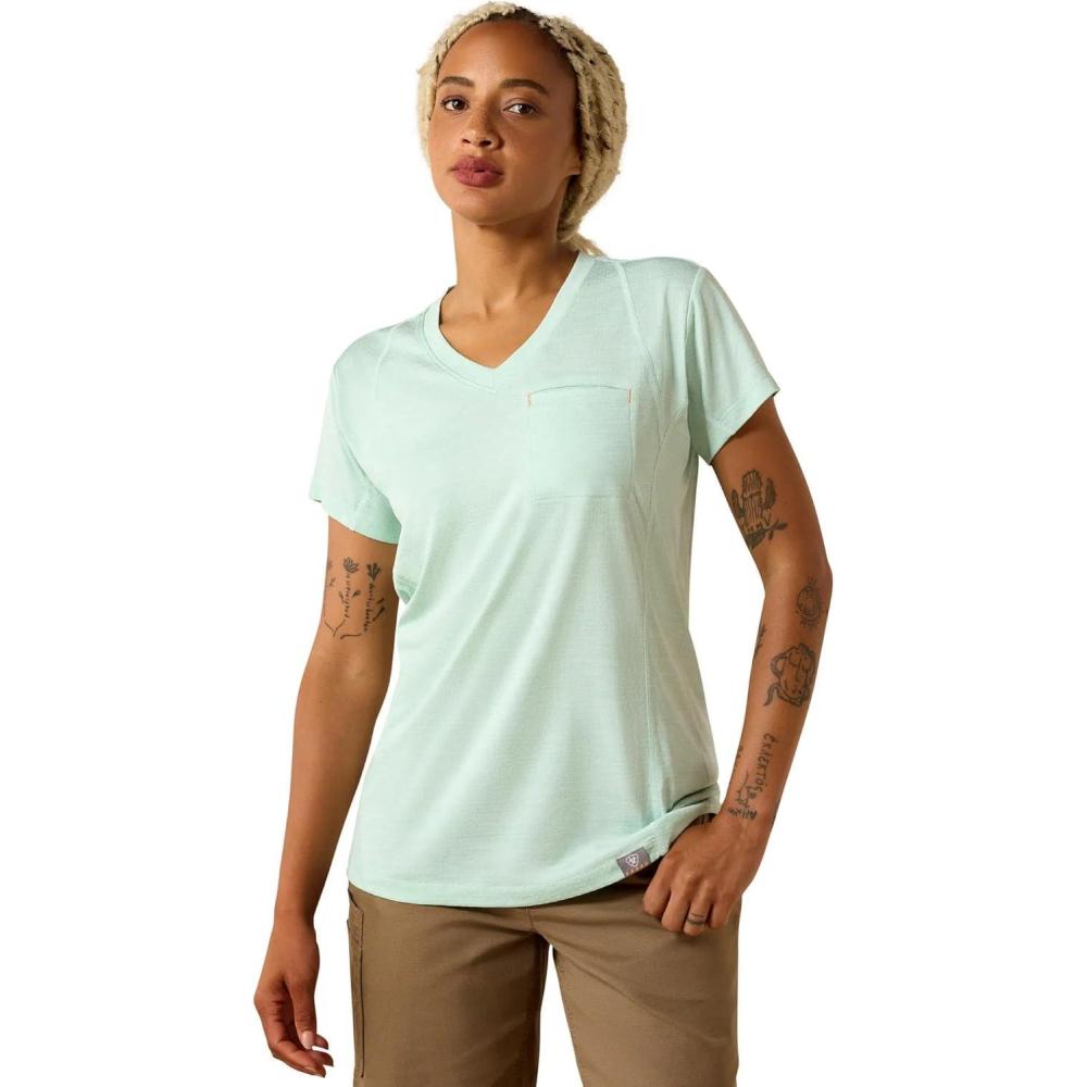 imageARIAT Womens Rebar Evolution TShirtLichen