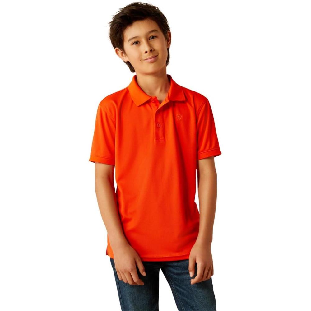 imageAriat Boys Tek PoloCherry Tomato