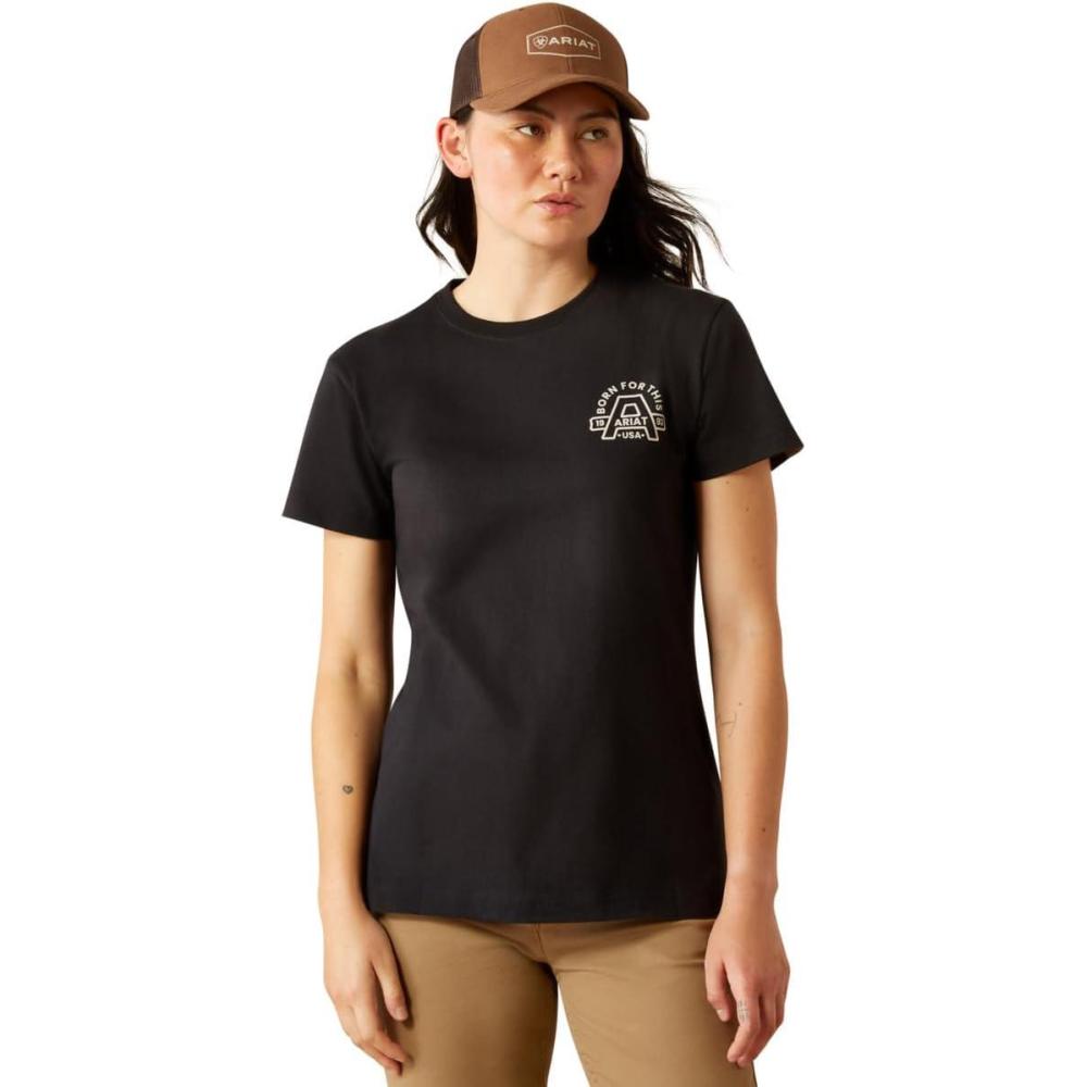 imageAriat Womens Rebar Cotton Strong Hardhead TShirtBlack