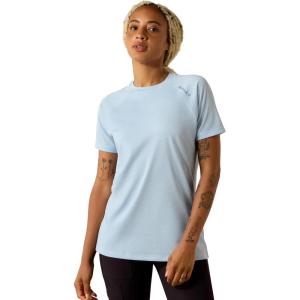 ARIAT Women’s Rebar Heat Fighter Essential T-Shirt(Subdued Blue)