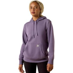 ARIAT Women’s Rebar Lightweight Graphic Hoodie(Mulled Grape)