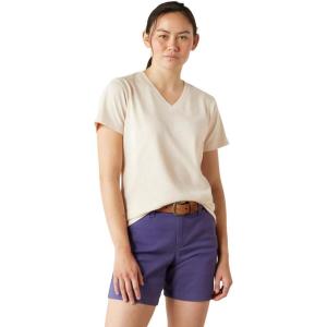 Ariat Women’s Rebar Cotton Strong Standard V-Neck T-Shirt(Sun Kiss Heather)