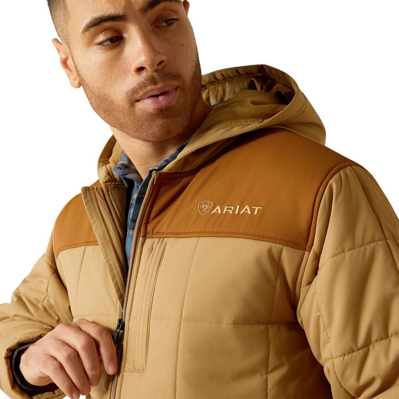 imageAriat Mens Crius Hooded Insulated JacketKelpRubber