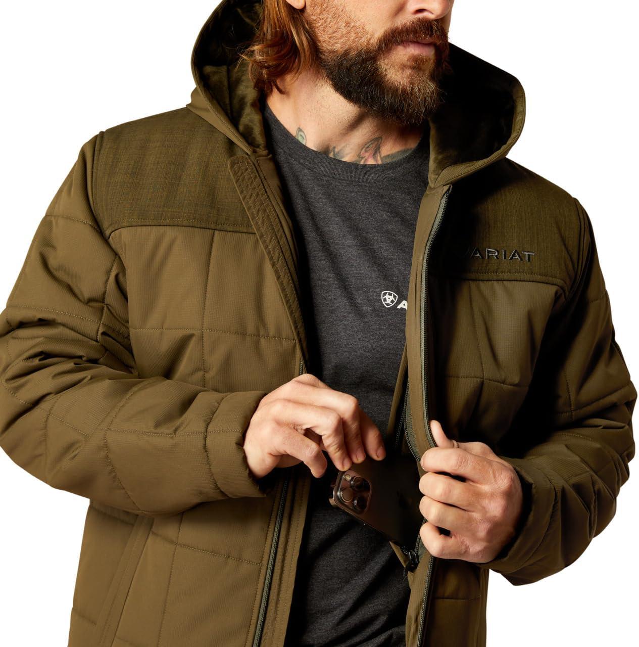 imageAriat Mens Crius Hooded Insulated JacketRelicRelic Heather