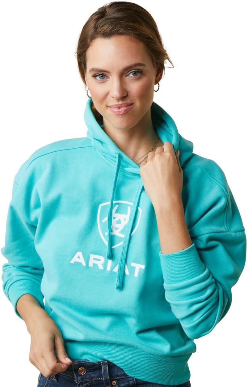 imageAriat Womens Hooded SweatshirtJust HoodieHeather Pool Blue