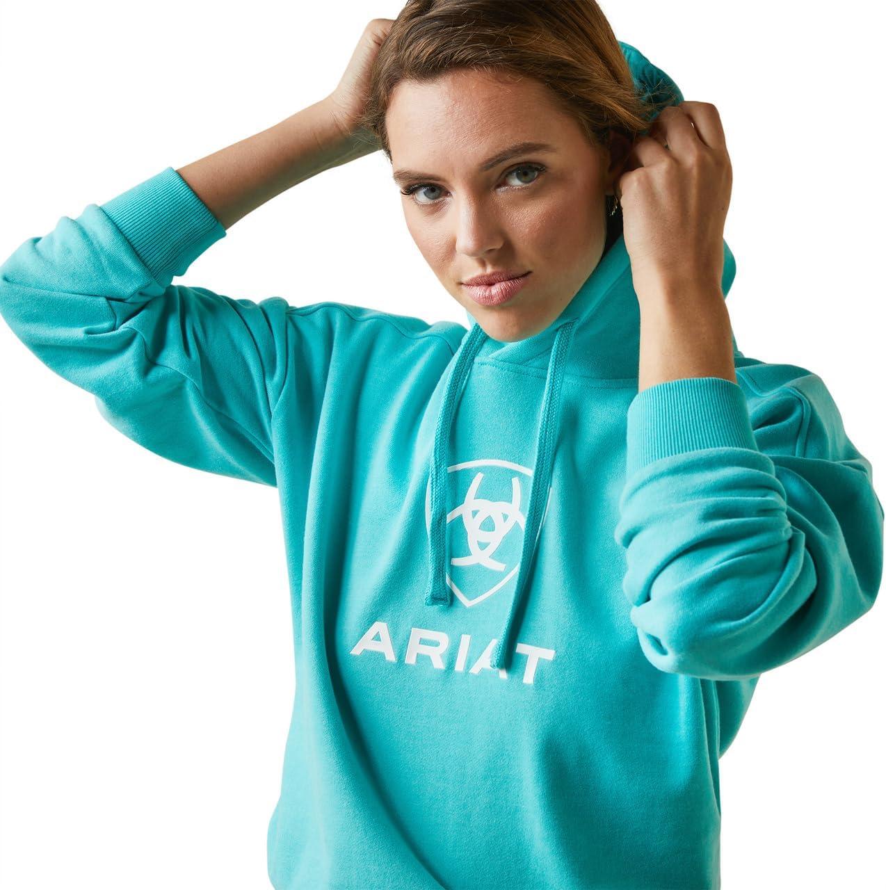 imageAriat Womens Hooded SweatshirtJust HoodieHeather Pool Blue