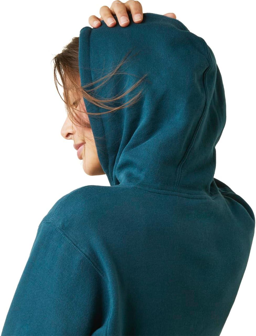 imageAriat Womens Hooded SweatshirtReal Flora HoodieReflecting Pond