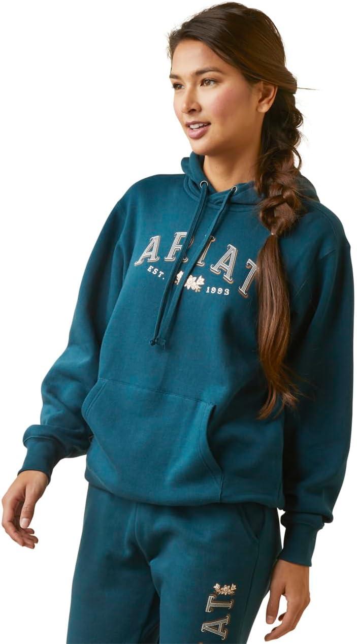 imageAriat Womens Hooded SweatshirtReal Flora HoodieReflecting Pond