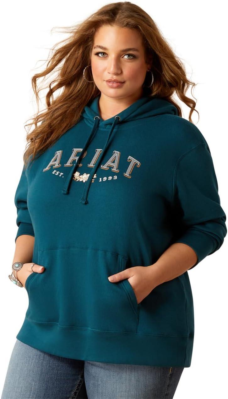 imageAriat Womens Hooded SweatshirtReal Flora HoodieReflecting Pond