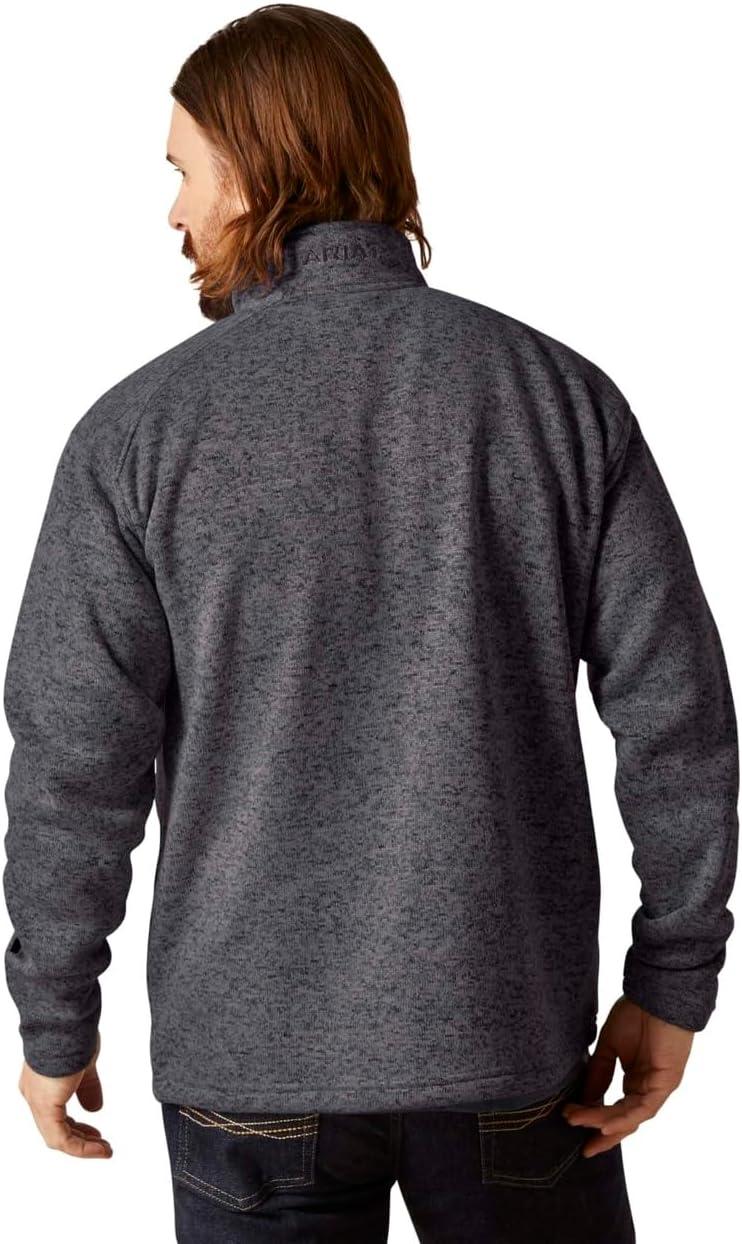 imageARIAT Mens Caldwell 14 Zip SweaterGrey
