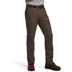 Ariat Mens Rebar M4 Relaxed Durastretch Made Tough Double Front Stackable Straight Leg PantJeans(Green)