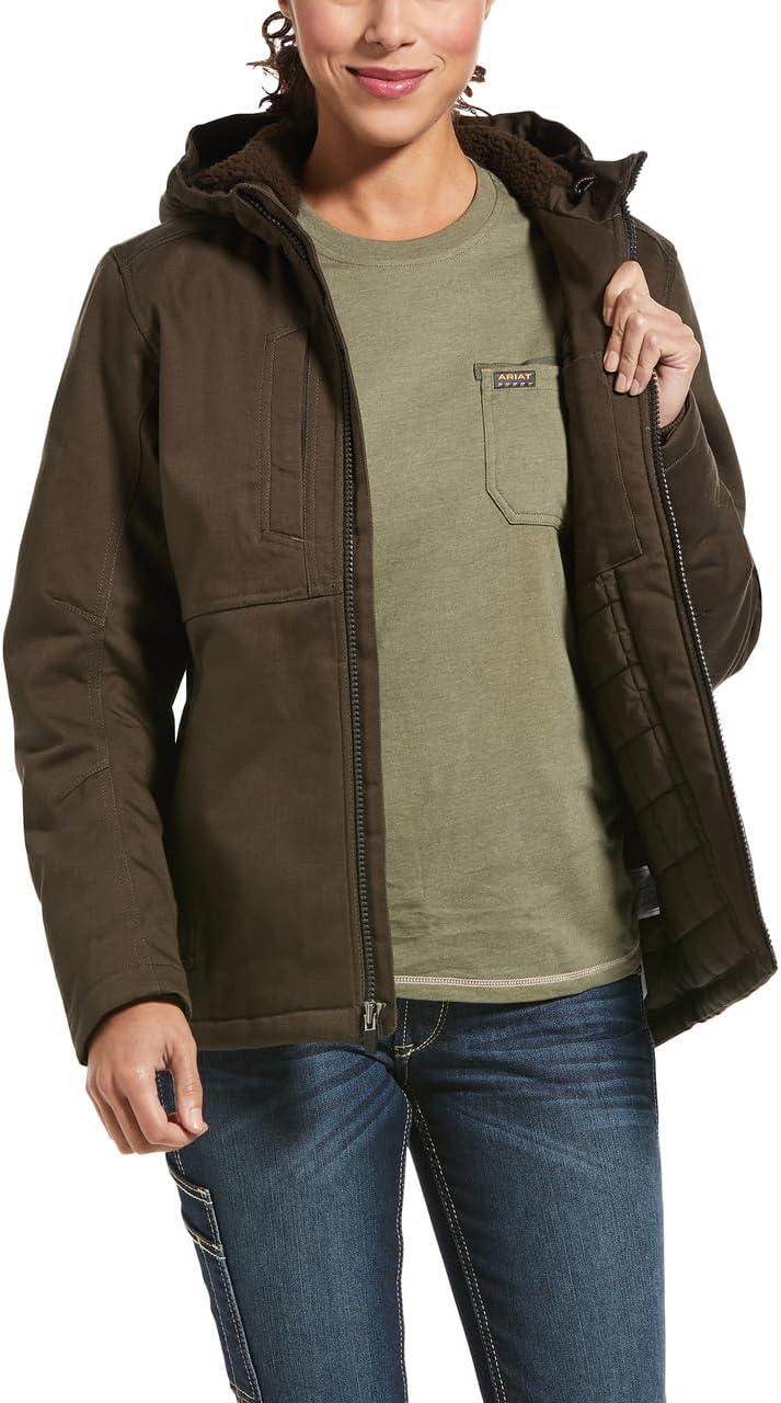 imageARIAT Womens Rebar Duracanvas Insulated JacketWren