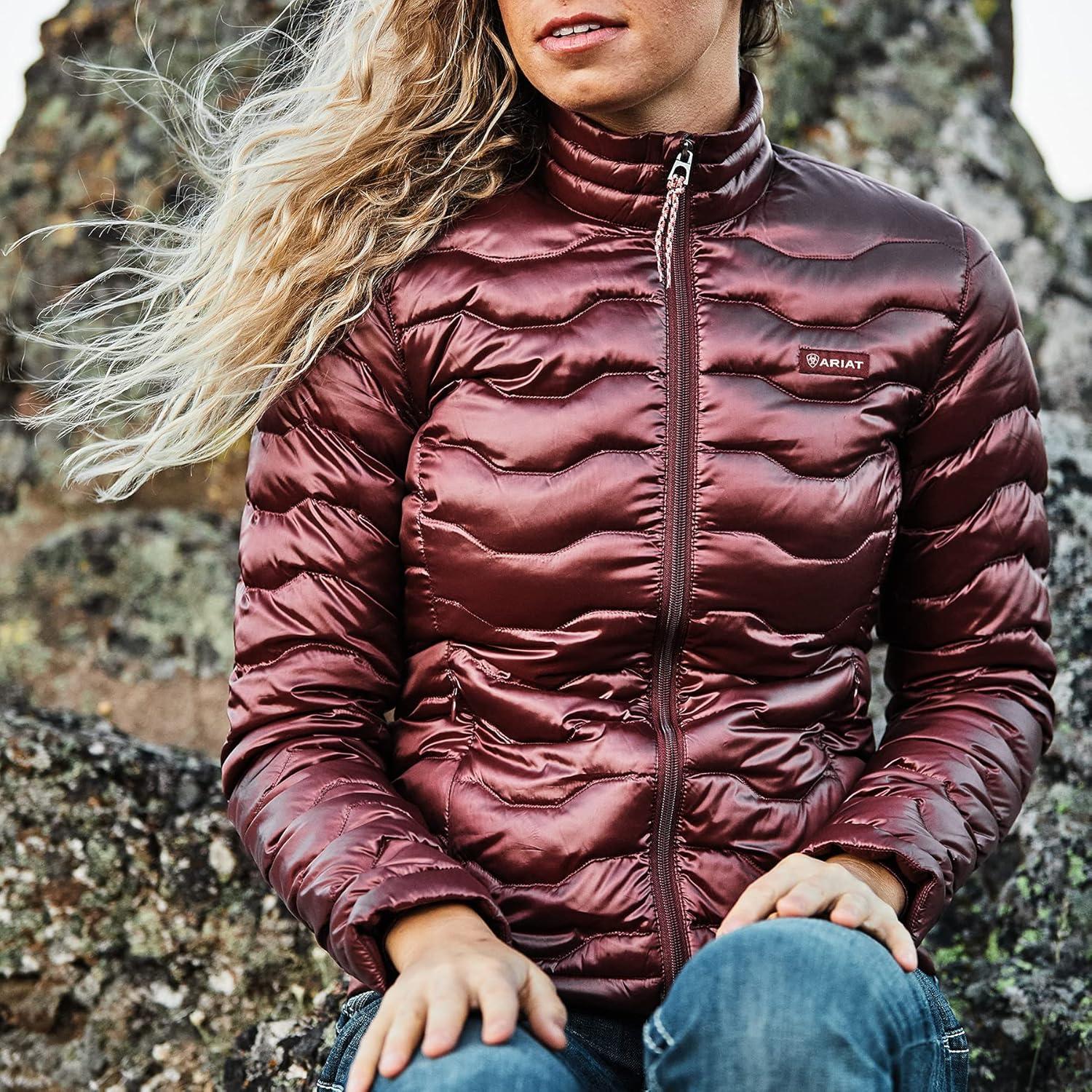 imageAriat Women Ideal Down JacketIridescent Windsor Wine