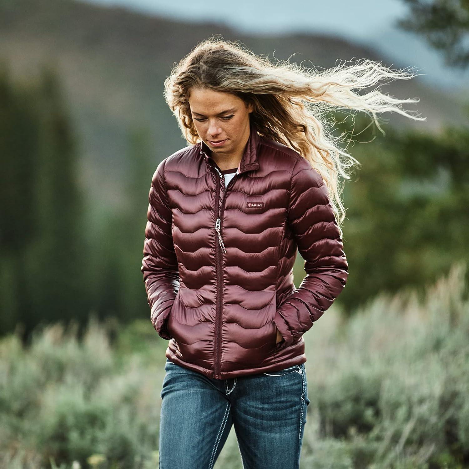 imageAriat Women Ideal Down JacketIridescent Windsor Wine