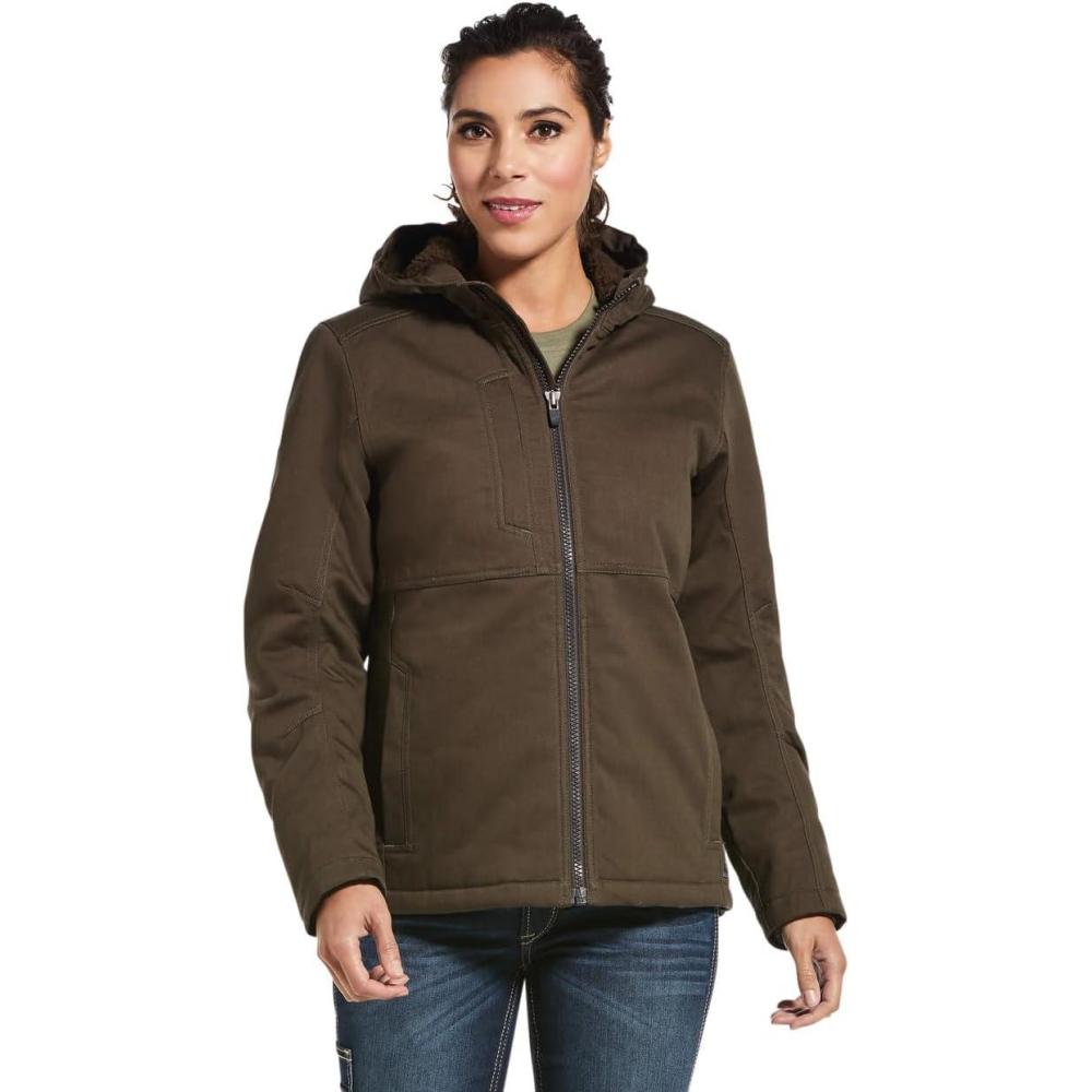 imageARIAT Womens Rebar Duracanvas Insulated JacketWren