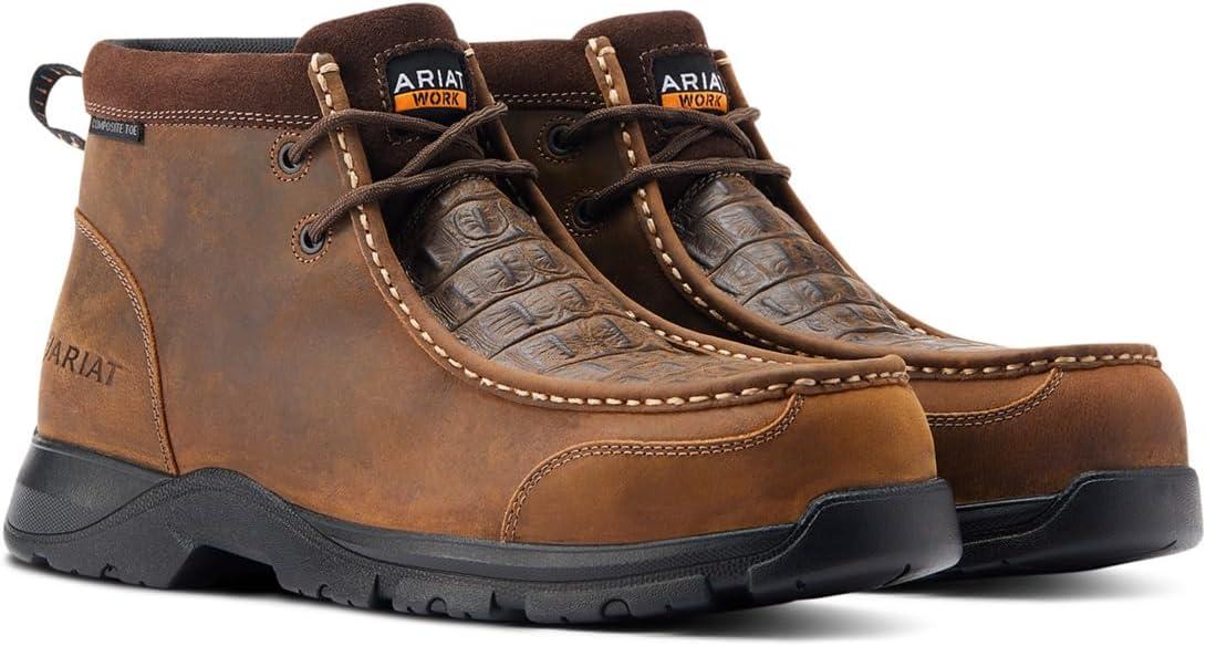 imageARIAT Mens Edge LTE Moc Composite ToeBrown