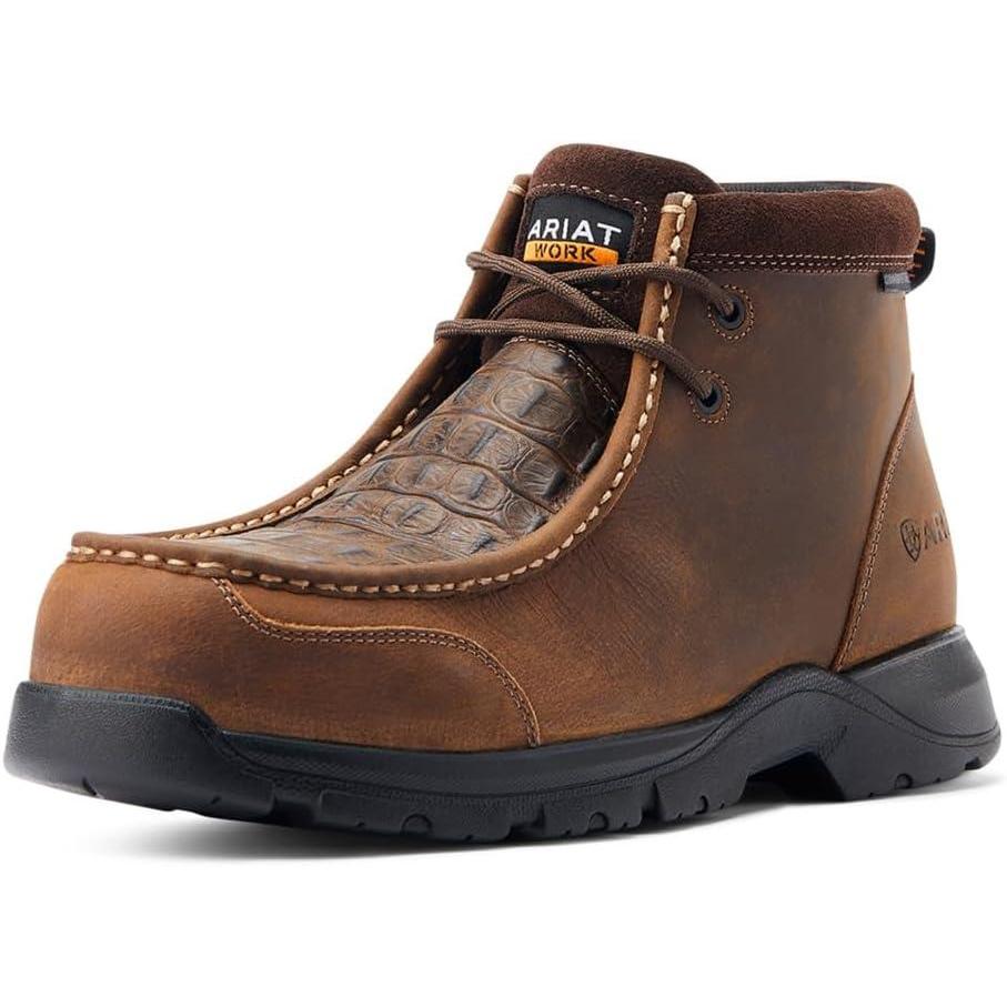 imageARIAT Mens Edge LTE Moc Composite ToeBrown