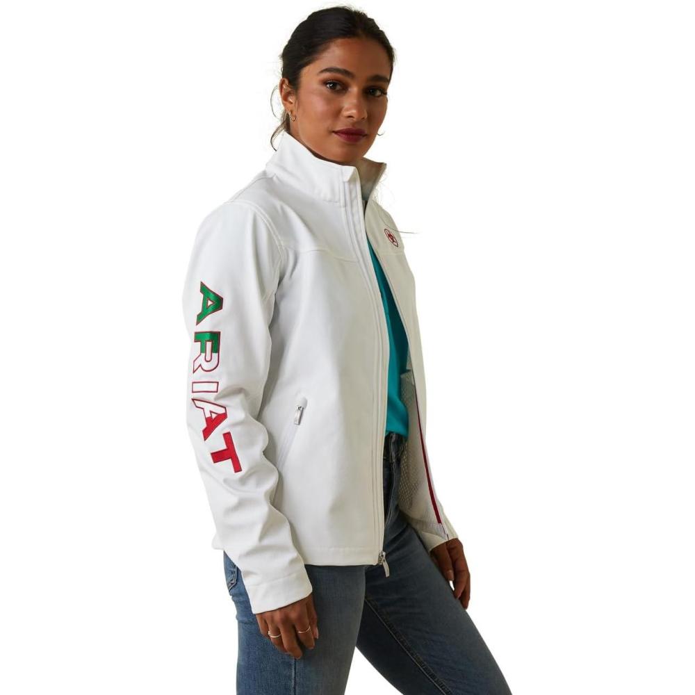 imageARIAT Classic Team Softshell Mexico JacketWhite